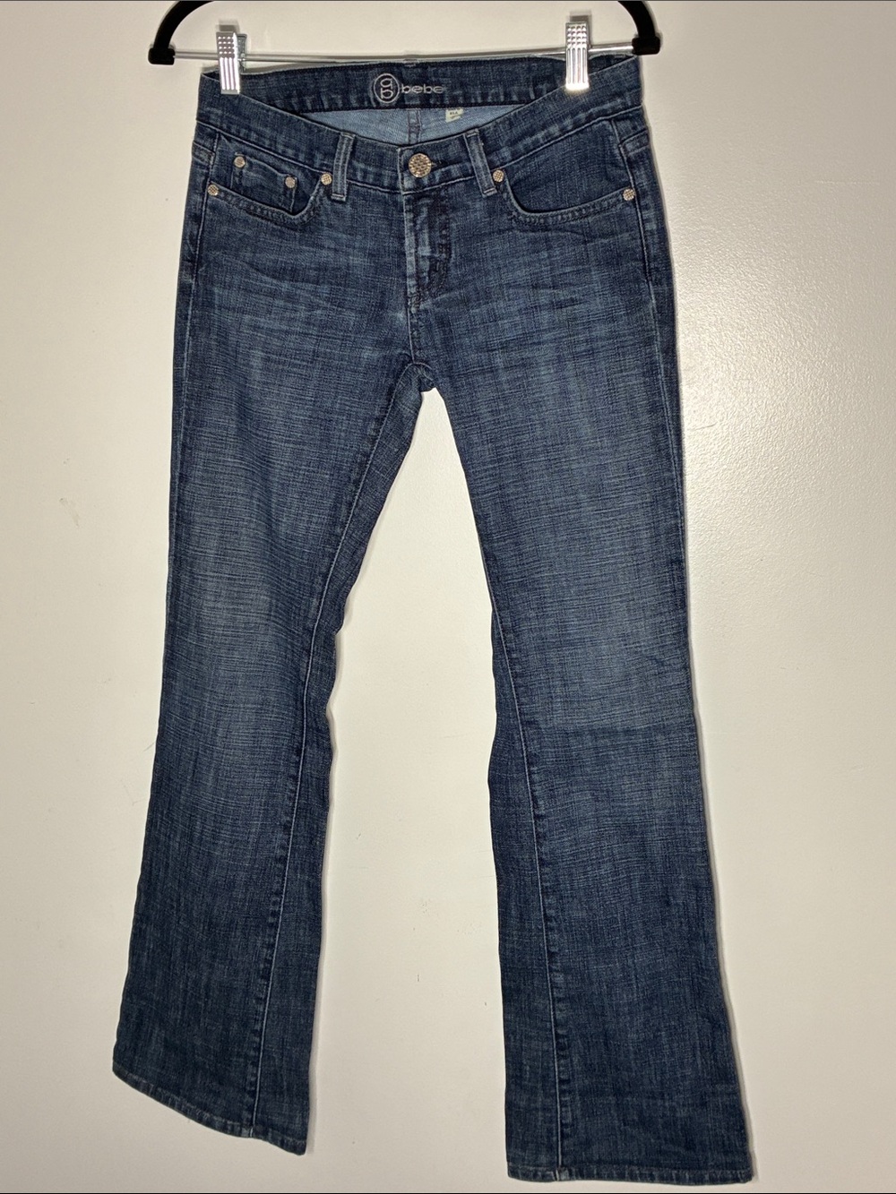 bebe Y2K Low Rise Bootcut Jeans Women’s Vintage Denim
